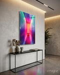 Colored Room Glass Wall Art