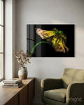 Flower Glass Wall Art