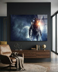Astronaut Glass Wall Art