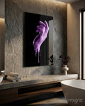 Hand Glass Wall Art