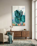 Tulip Glass Wall Art