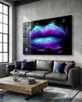 Lip Glass Wall Art