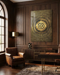 Abstract Loop Glass Wall Art