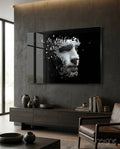 Being Human Glass Wall Art