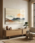 Abstract Landscape Glass Wall Art