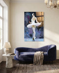 Ballerina Glass Wall Art