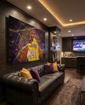 Kobe Bryant Glass Art