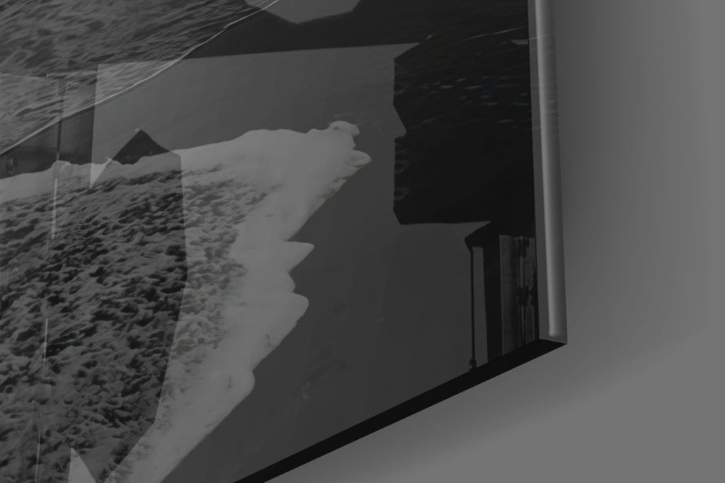 Where the Life Begins?  Glass Wall Art