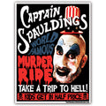 Captain Spaulding's Murder Ride Car Magnet