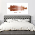 Copper Soundwave Art