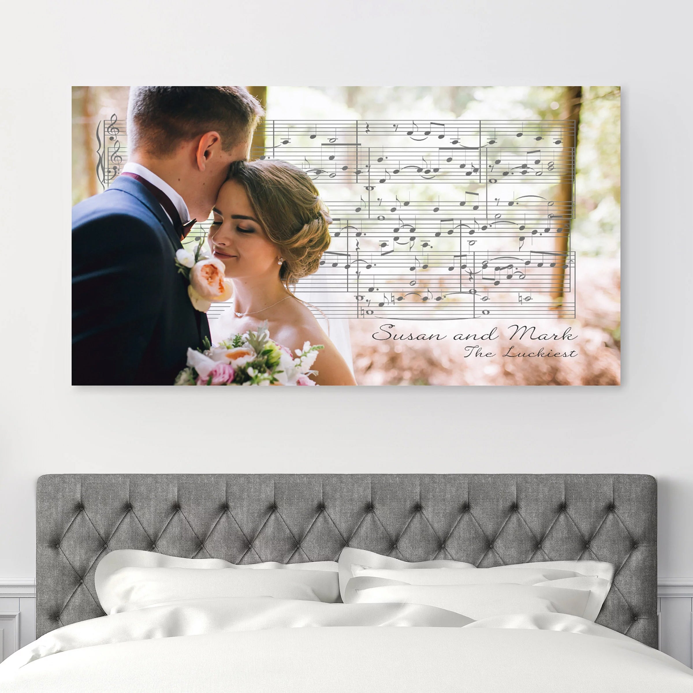 Sheet Music Art - With Photo