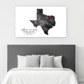 Where We Met - State Custom Star Map