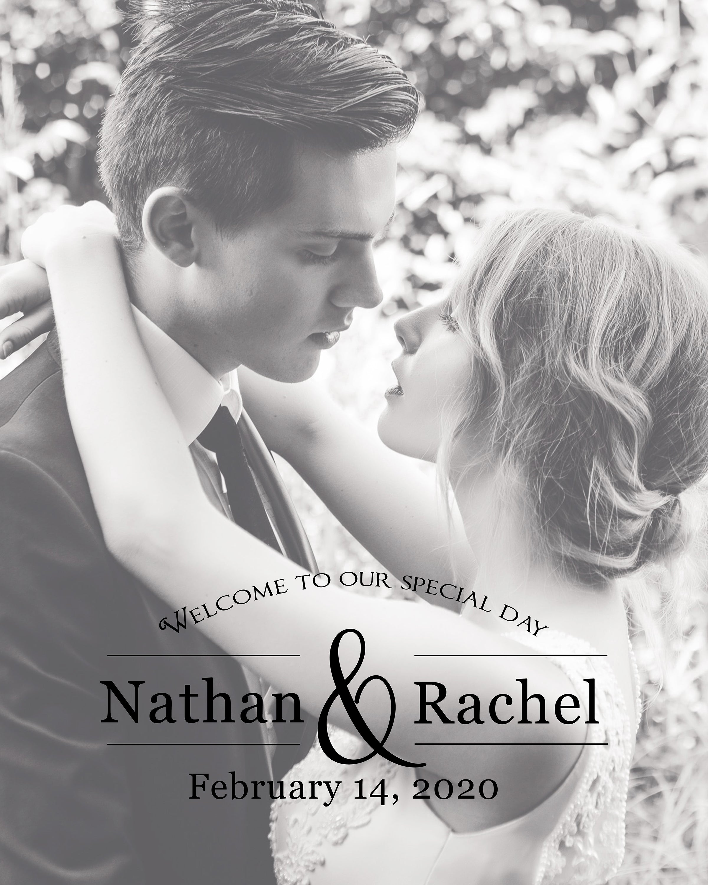 Custom Welcome to Our Wedding Sign