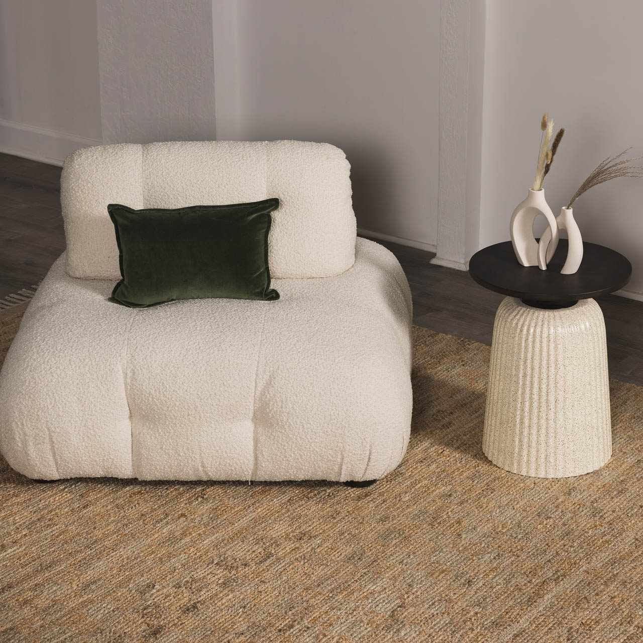 Lonut Checkered Jute Area Rug - Promo - Clearance