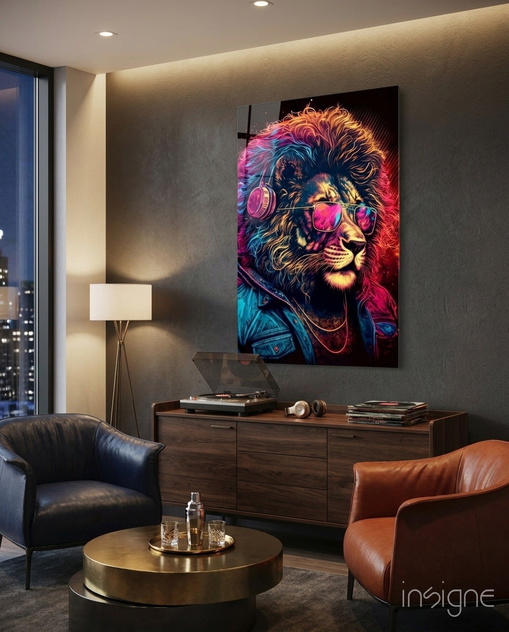 Charismatic Glass Wall Art|| Designer's Collection