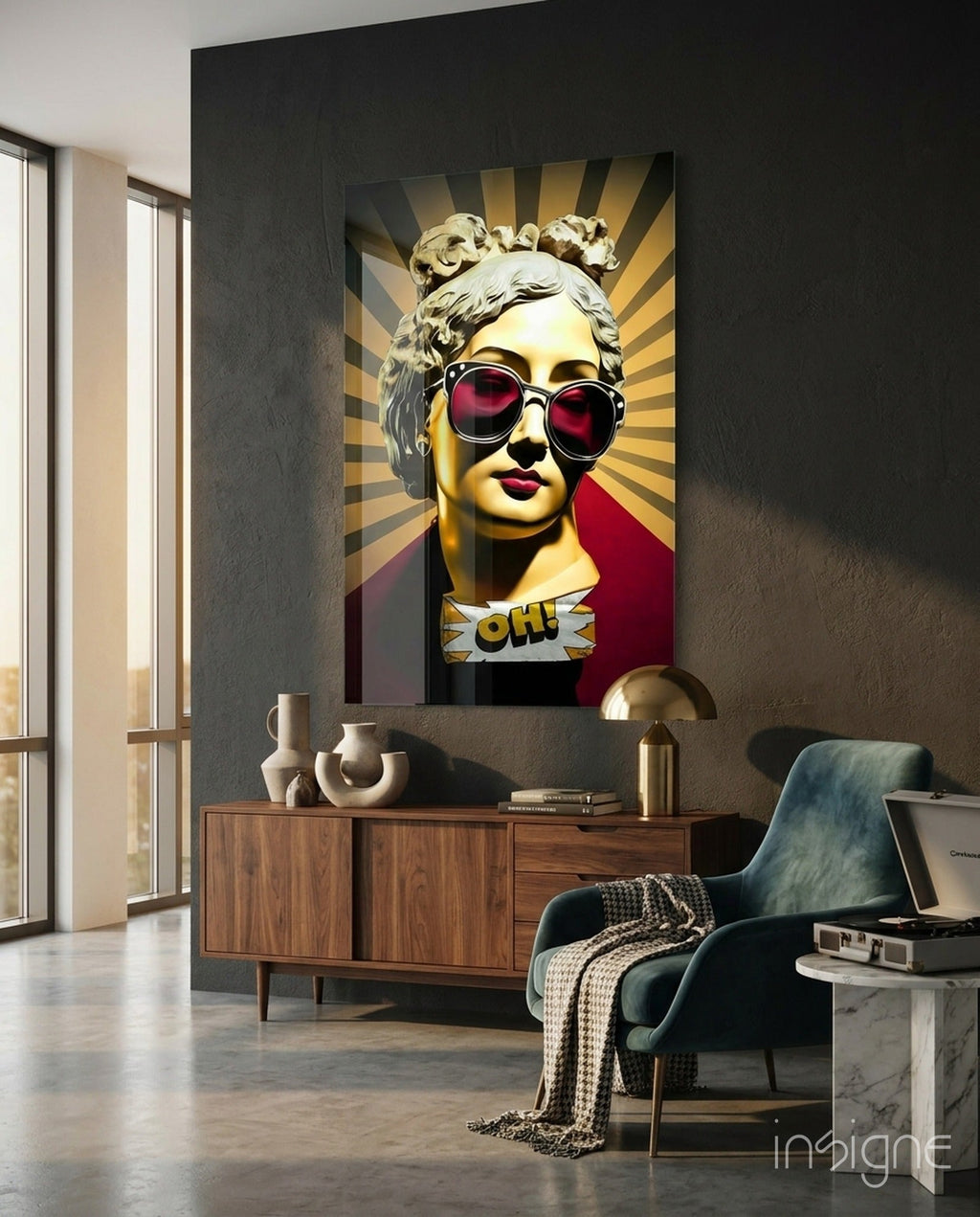 Oh! Glass Wall Art || Designer Collection