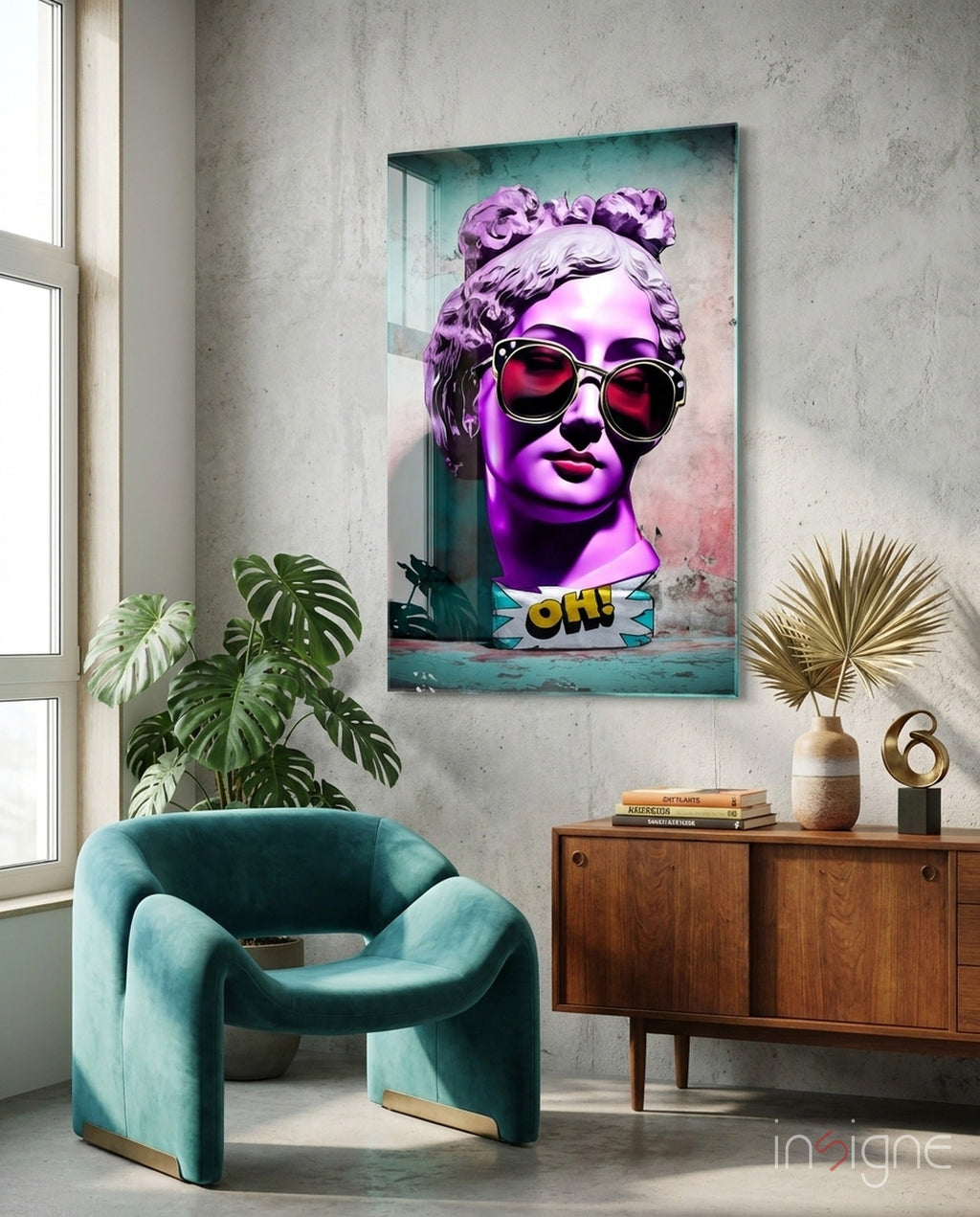 Oh! Glass Wall Art || Designer Collection