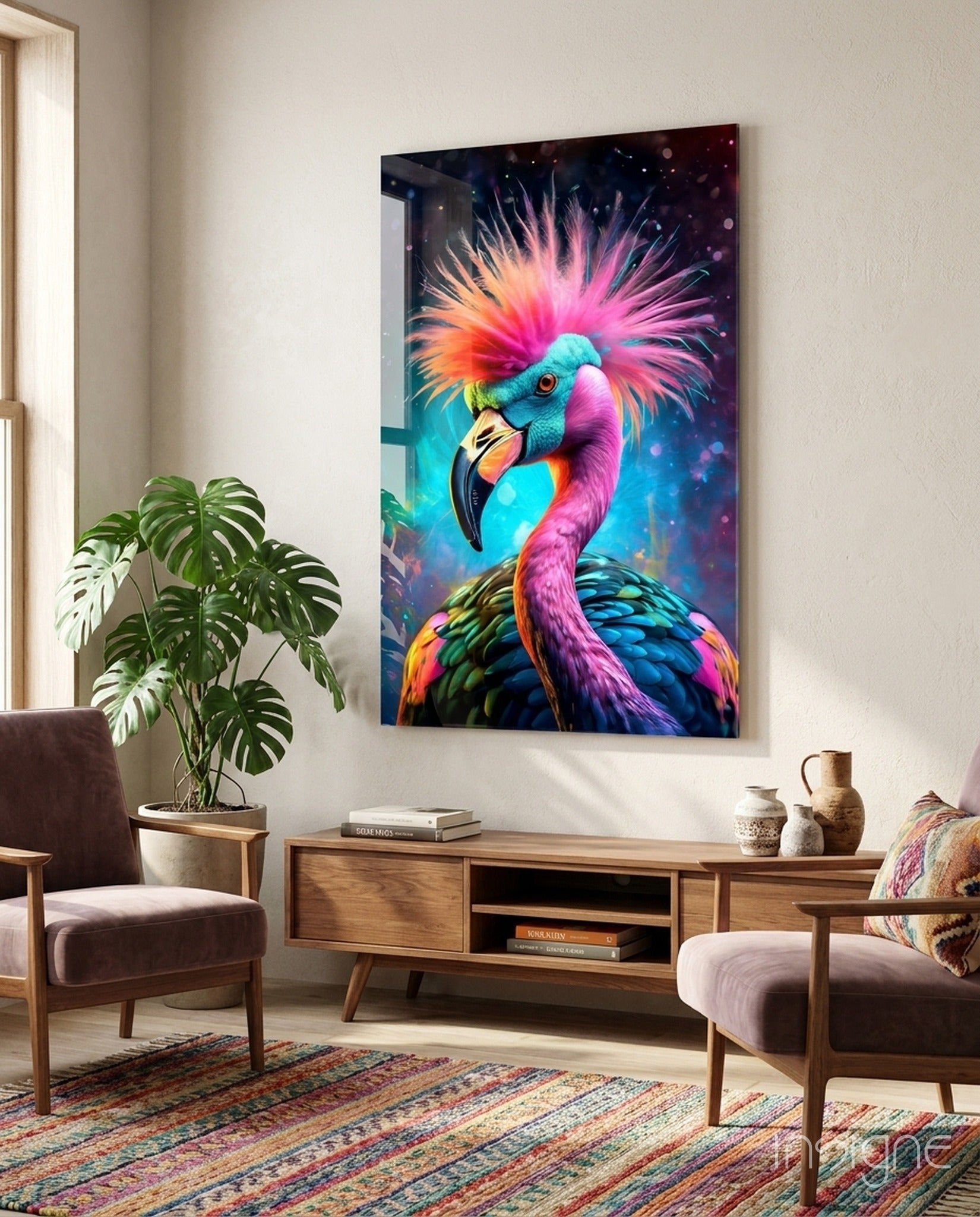 Rockamingo Glass Wall Art || Designer Collection