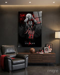 Jordan Glass Wall Art || Designer Collection