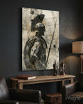Gladiator Glass Wall Art || Designer Collection
