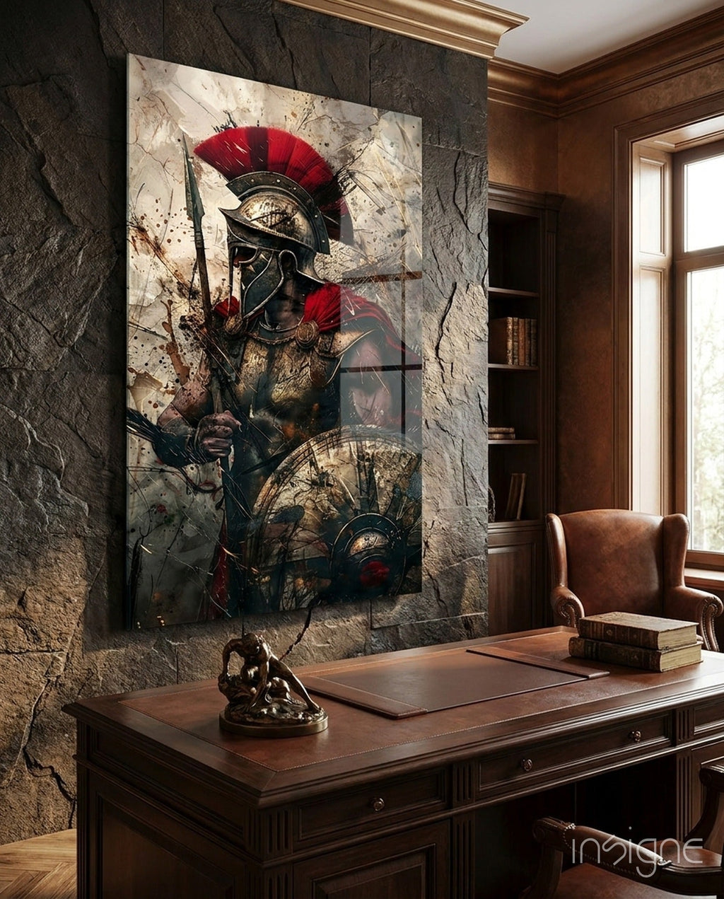 Gladiator Glass Wall Art || Designer Collection