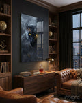 Black Panther Glass Wall Art || Designer Collection
