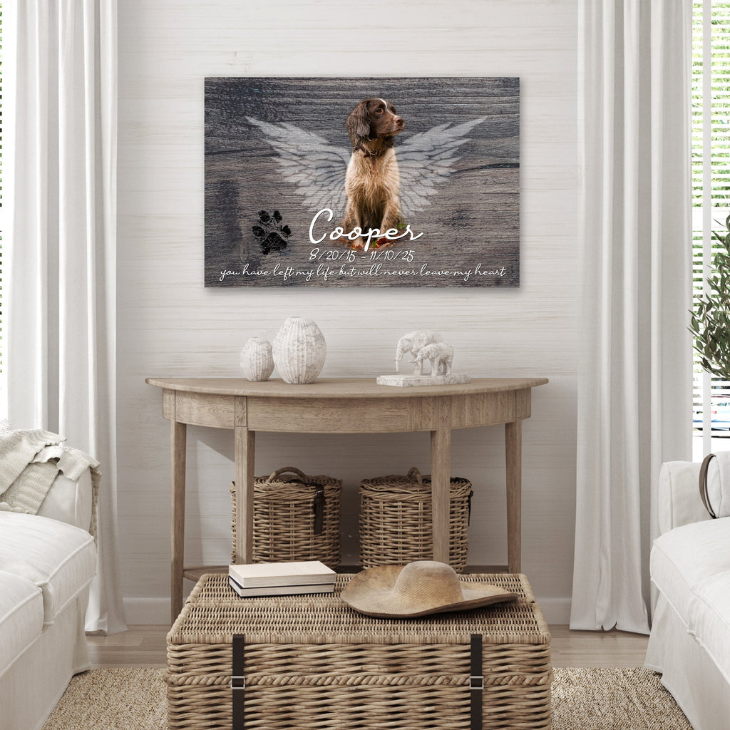 Dog Canvas Art - Dog Memorial Gift