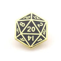 20 Sided Die Enamel Pin