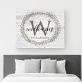Last Name Sign - Custom Monogram Sign
