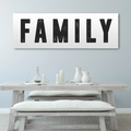 Family Home Decor Canvas