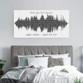 First Dance Song Sound Wave With Lyrics Second Anniversary Gift
