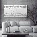 Framed Sheet Music and Song Lyrics Second Anniversary Gift