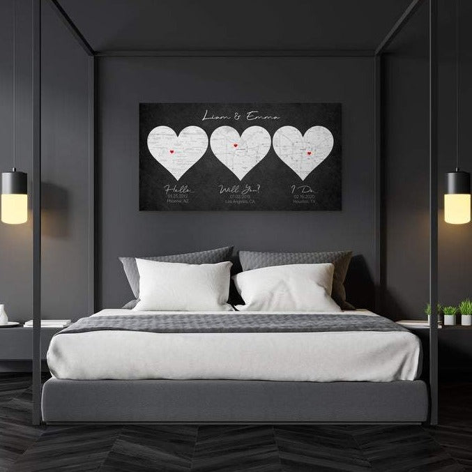 Hello, Will You, I Do Personalized Canvas