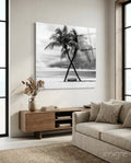 Palm Trees Glass Wall Art