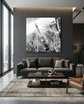 New York Glass Wall Art