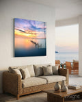 Sunset Glass Wall Art