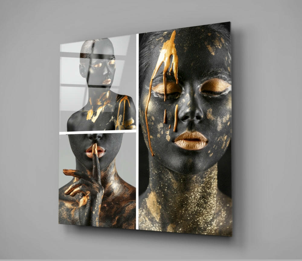 Women's Glass Wall Art