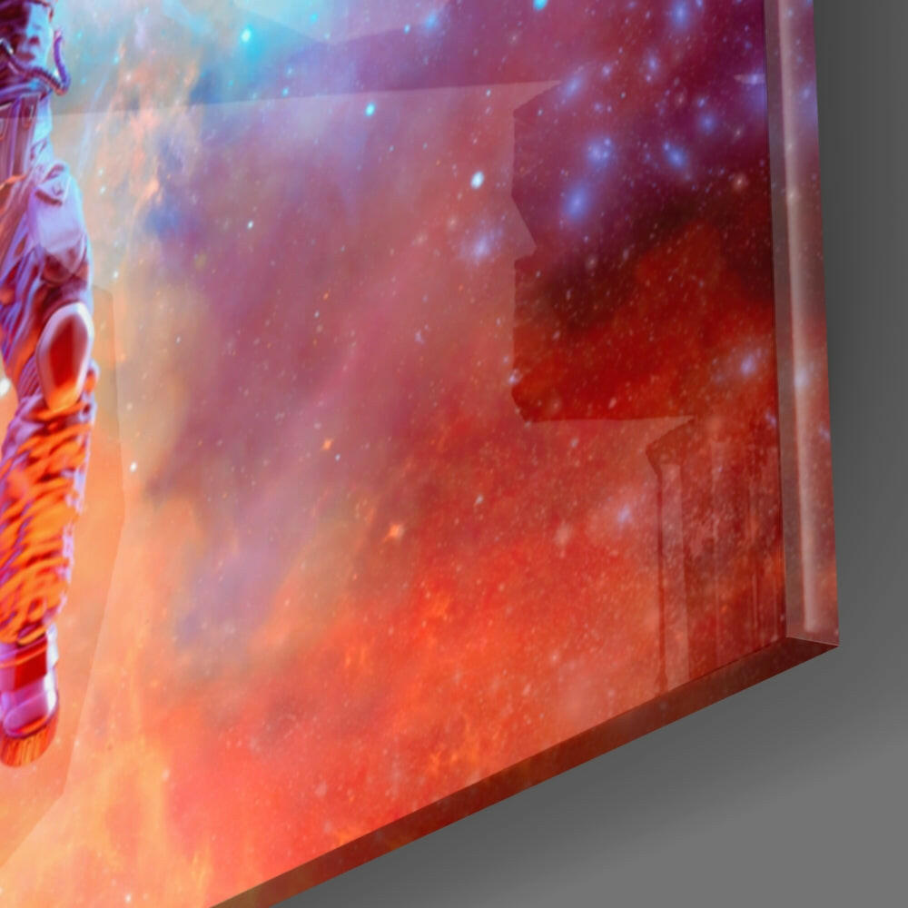 Astronaut Glass Wall Art