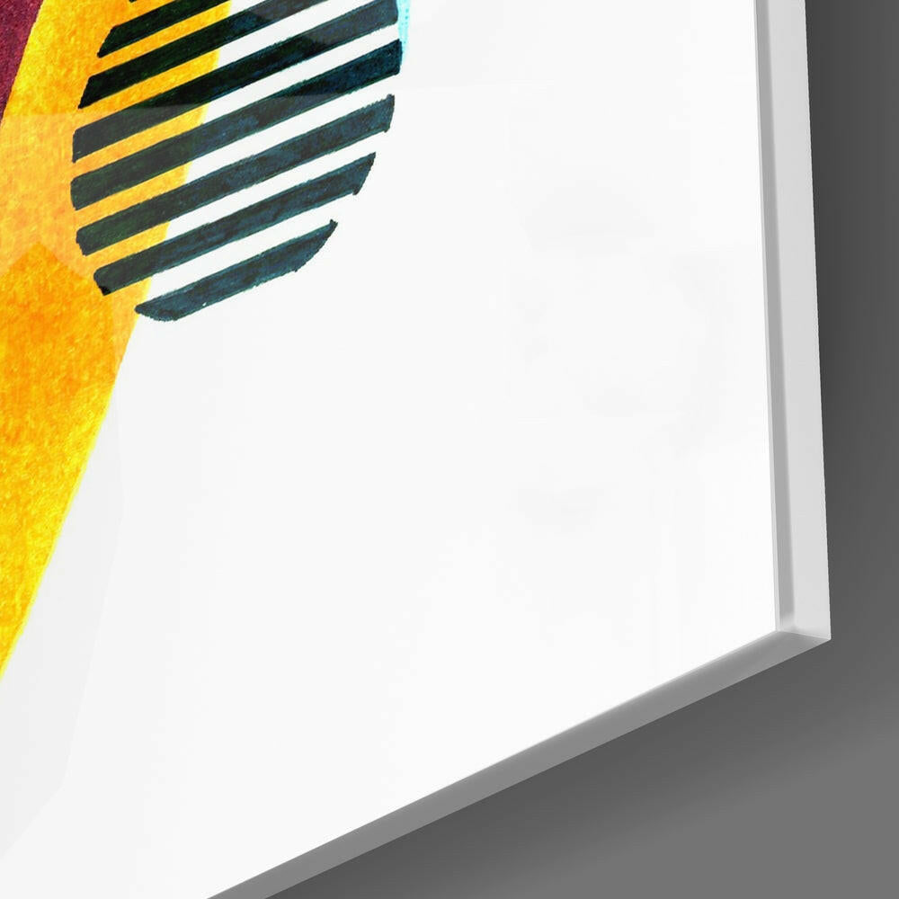 Abstract Glass Wall Art