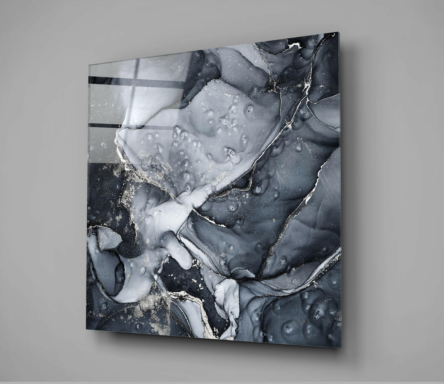 Abstract Glass Wall Art