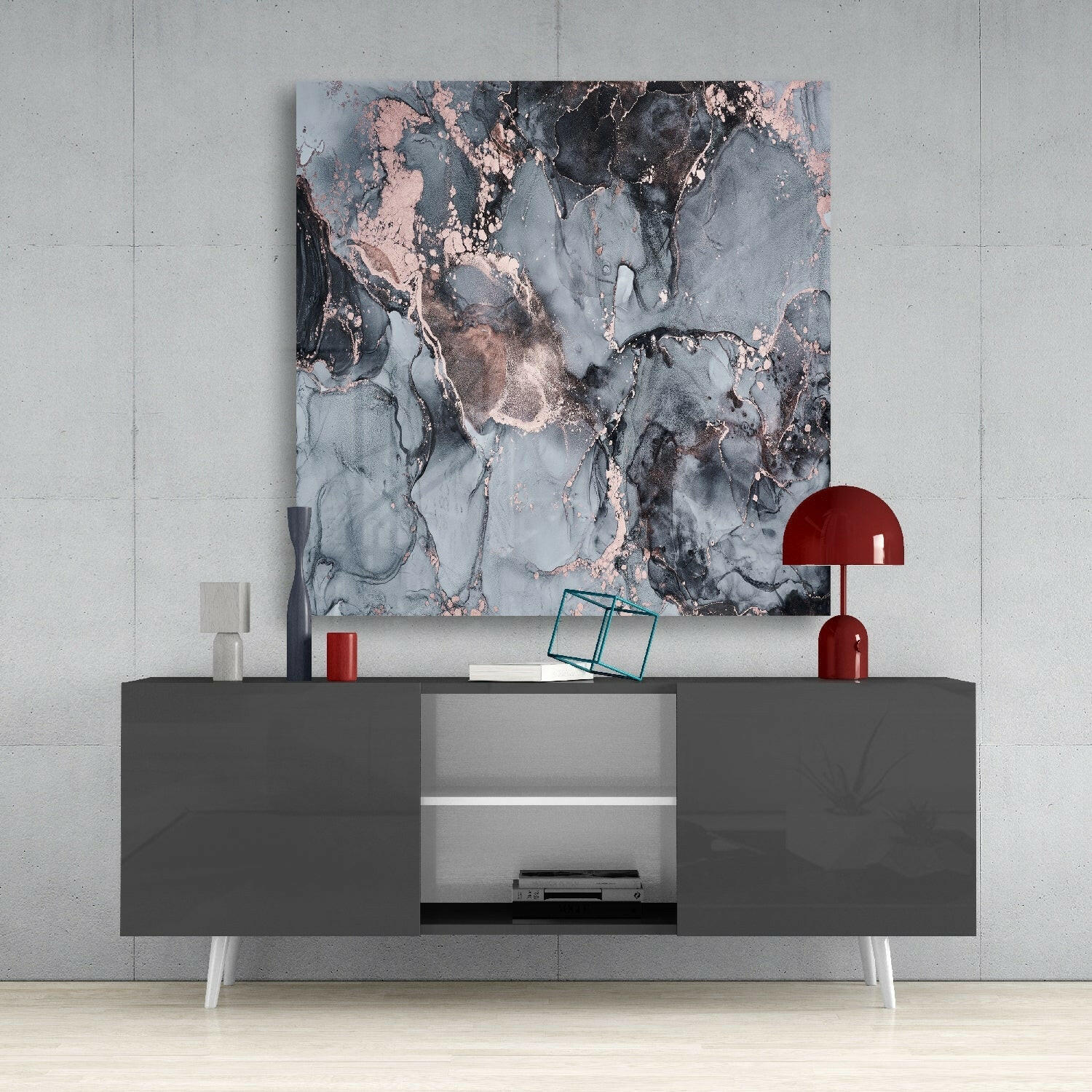 Marble Glass Wall Art