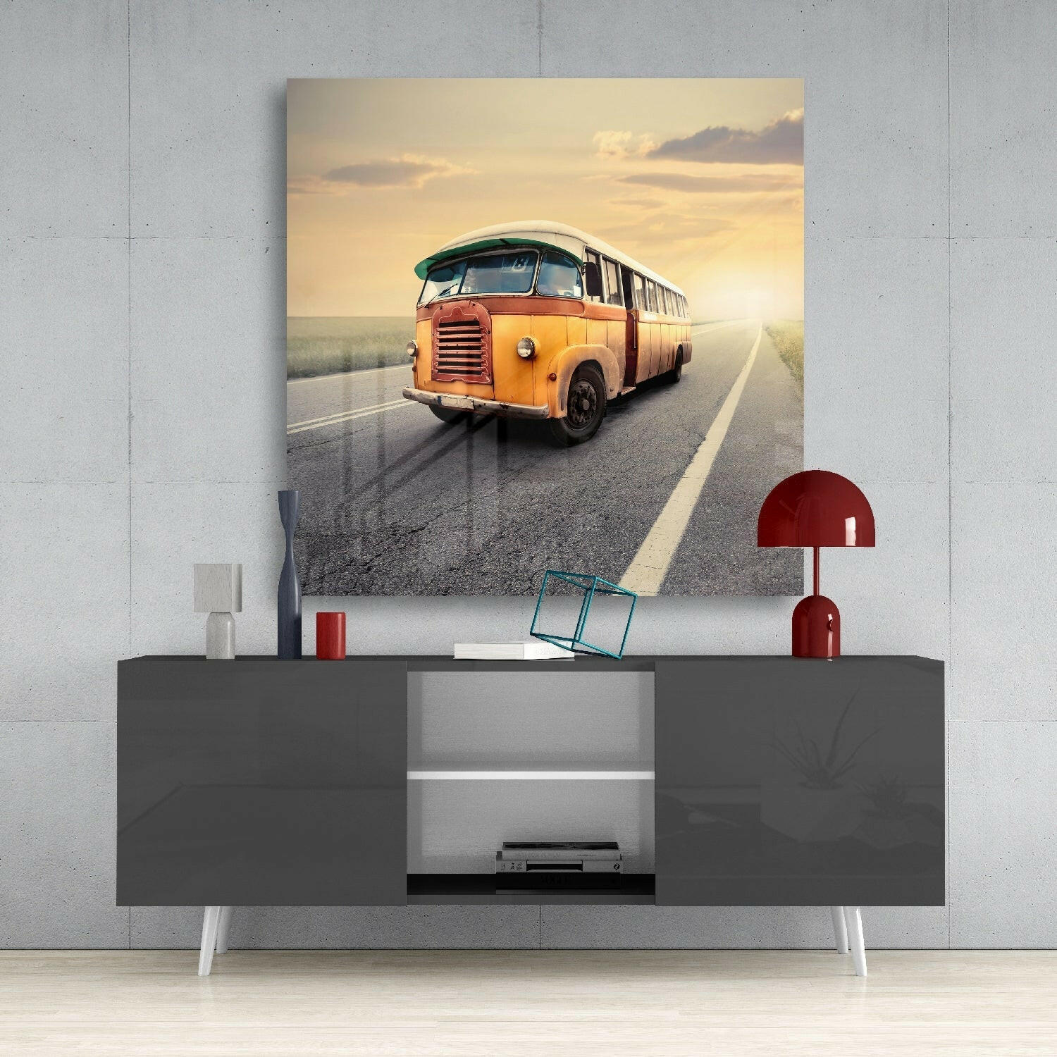 Caravan Glass Wall Art