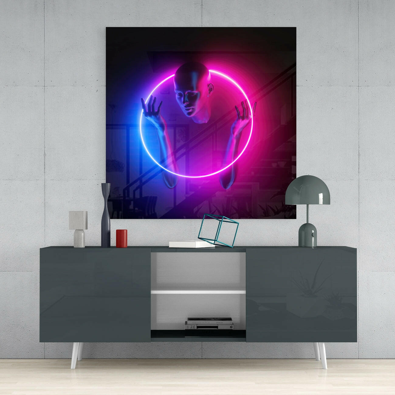 Limits Glass Wall Art