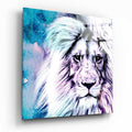 Lion Glass Wall Art