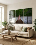 Suspension Bridge Mega Glass Wall Art