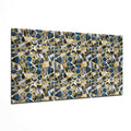 Colored Shapes Glass Wall Art