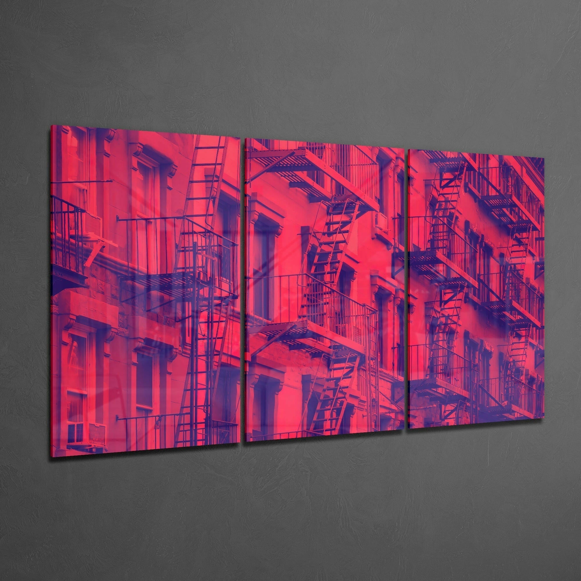 Buildings Glass Art