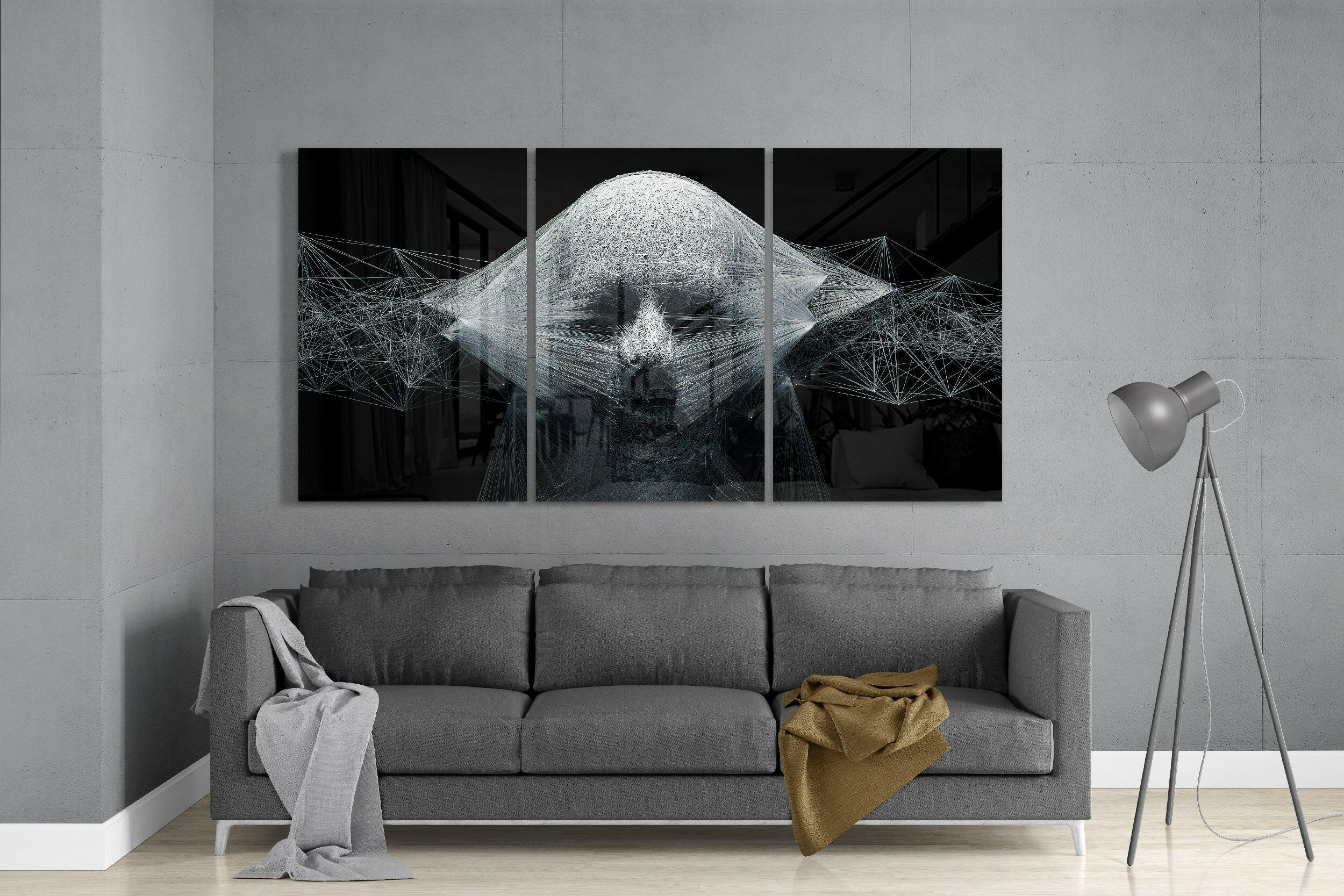 String Glass Art