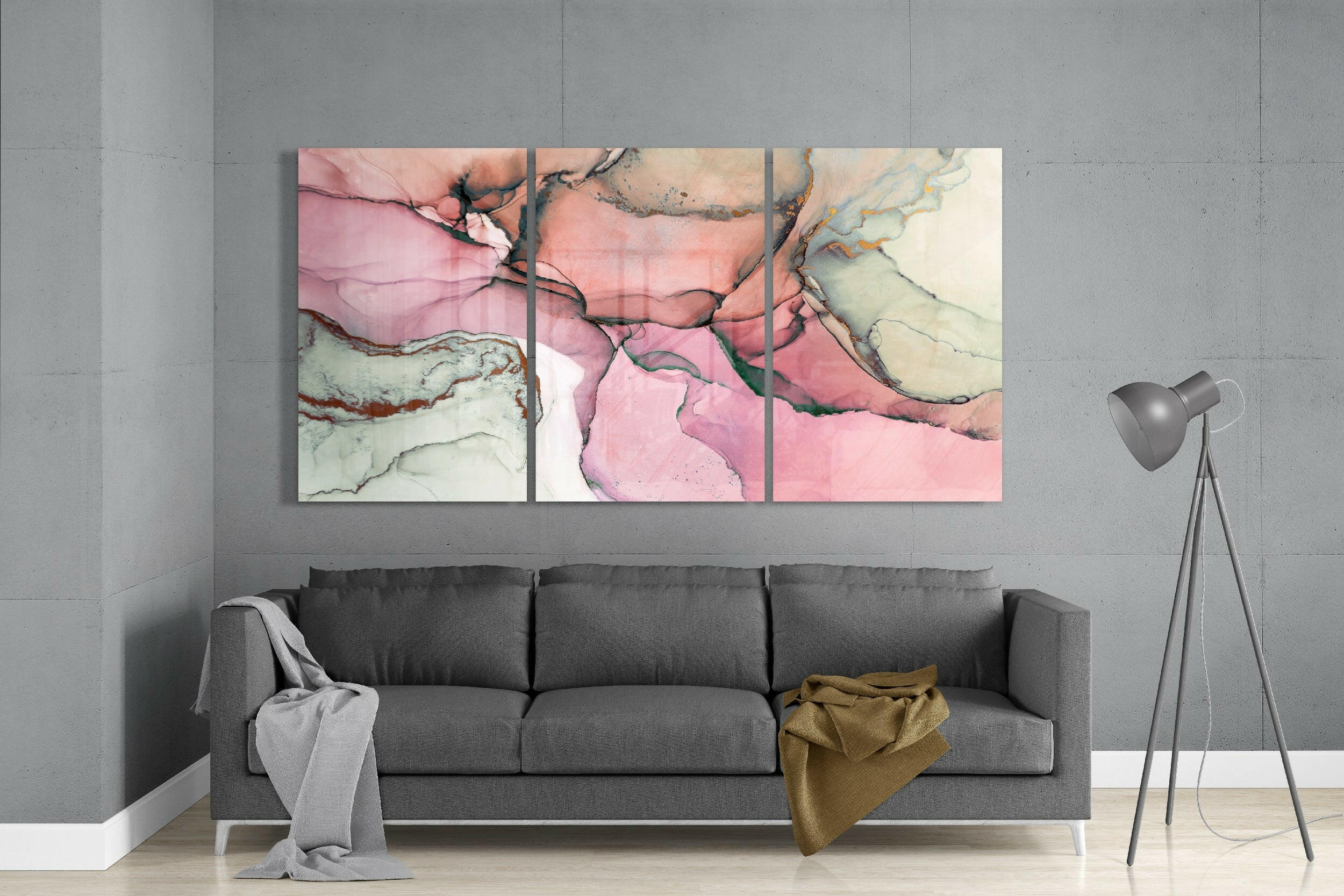 Pink Glass Art