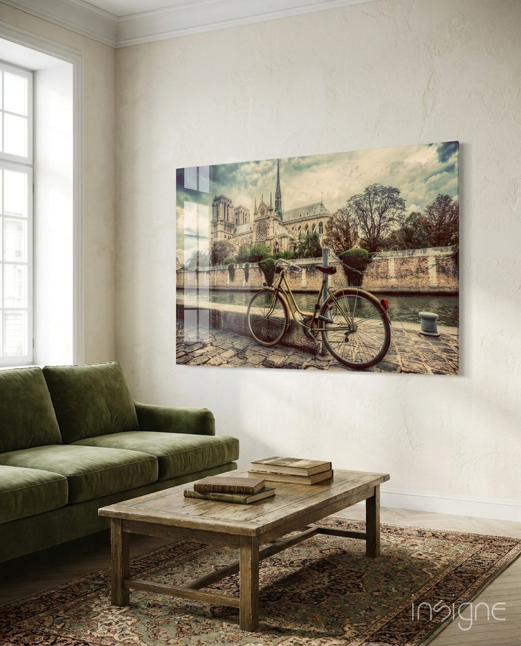 Bicycle Glass Wall Art